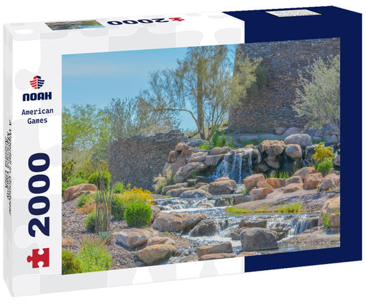 Noah Jigsaw Puzzle A Waterfall in Goodyear, Maricopa County, Arizona USA 2000 pieces
