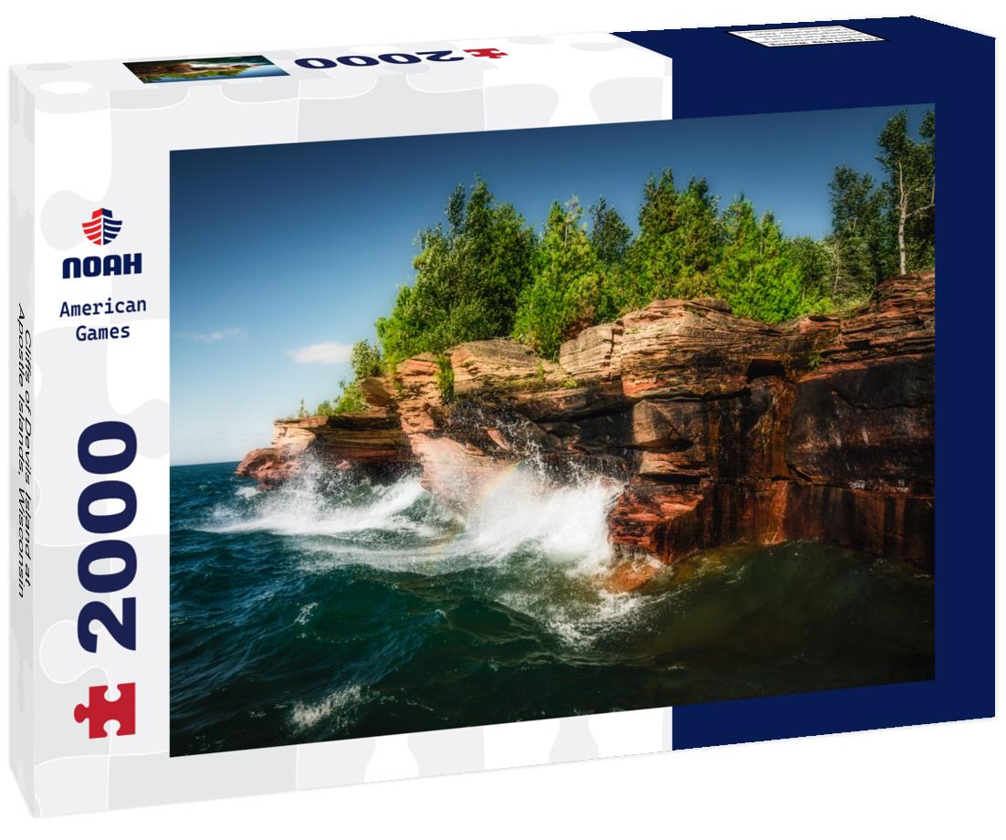 Noah Jigsaw Puzzle Cliffs of Devils Island at Apostle Islands, Wisconsin 2000 pieces