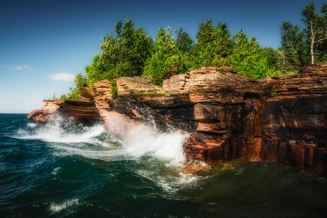 Cliffs of Devils Island at Apostle Islands, Wisconsin 2000pc Puzzle