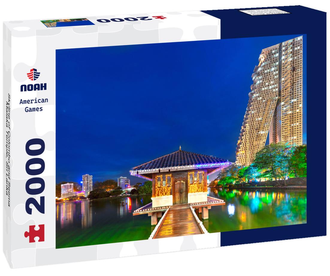 Noah Jigsaw Puzzle Skyline of Colombo and Seema Malaka Temple, Sri Lanka 2000 pieces
