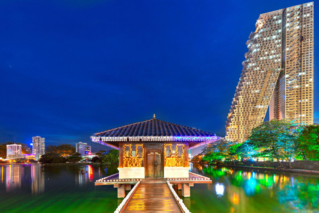 Skyline of Colombo and Seema Malaka Temple, Sri Lanka 2000pc Puzzle