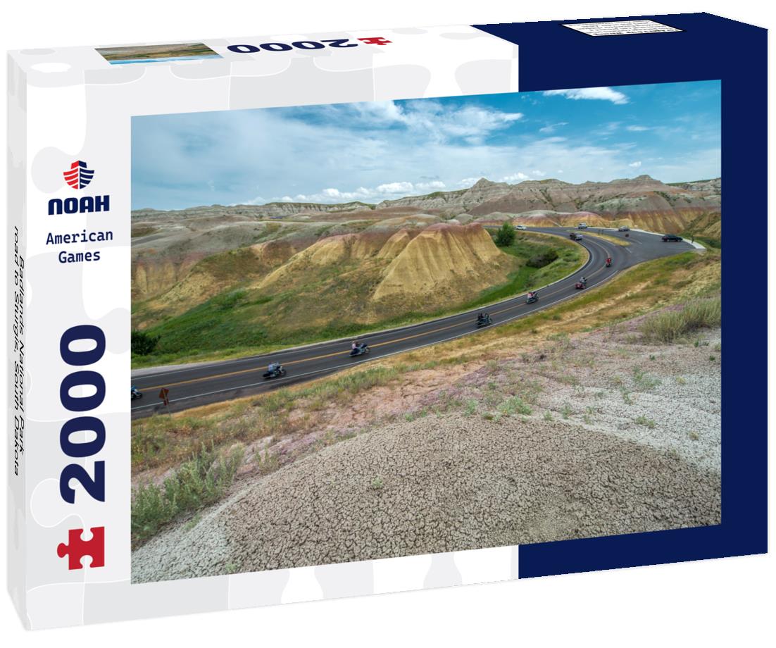 Noah Jigsaw Puzzle Badlands National Park, road to Sturgis, South Dakota 2000 pieces
