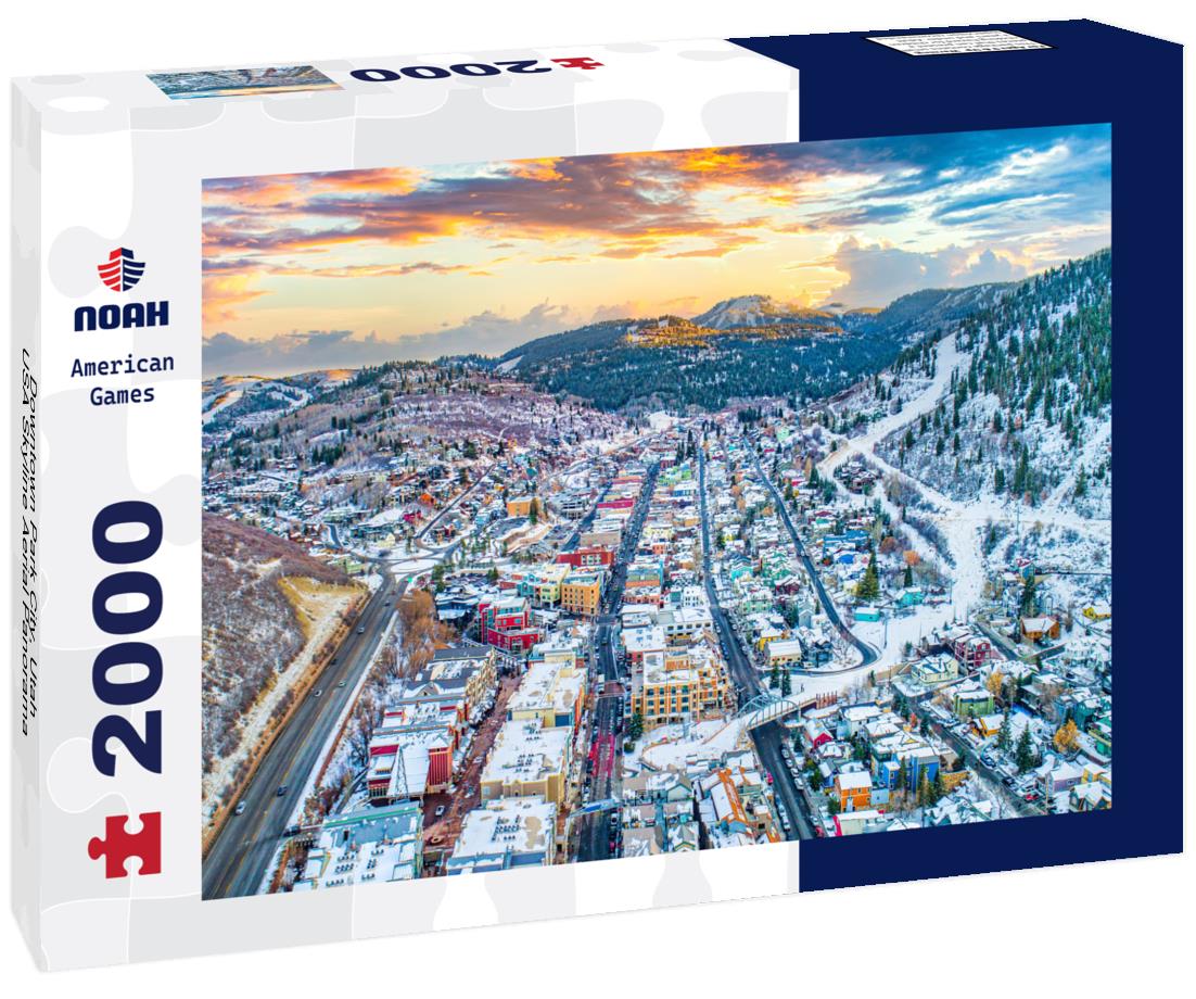 Downtown Park City, Utah, USA Skyline Aerial 2000pc Puzzle