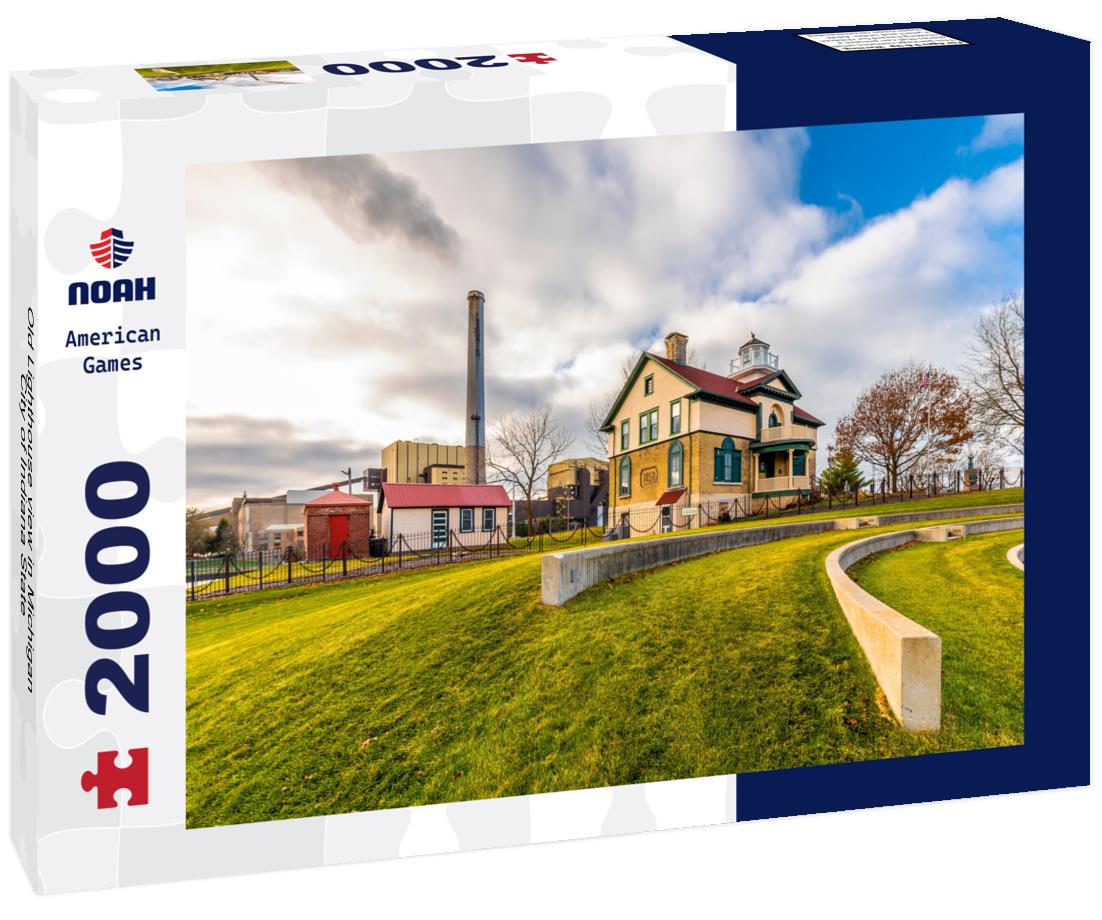 Old Lighthouse view in Michigan City of Indiana State 2000pc Puzzle