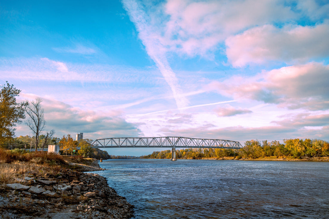 Noah Jigsaw Puzzle Brownville river bridge over missouri river, Nebraska 2000 pieces
