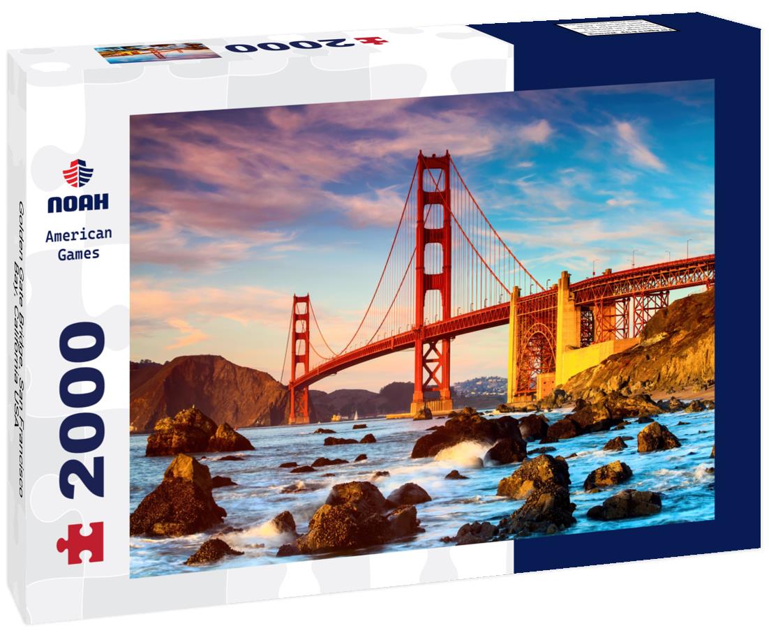 Golden Gate Bridge, San Francisco Bay, California USA 2000pc Puzzle