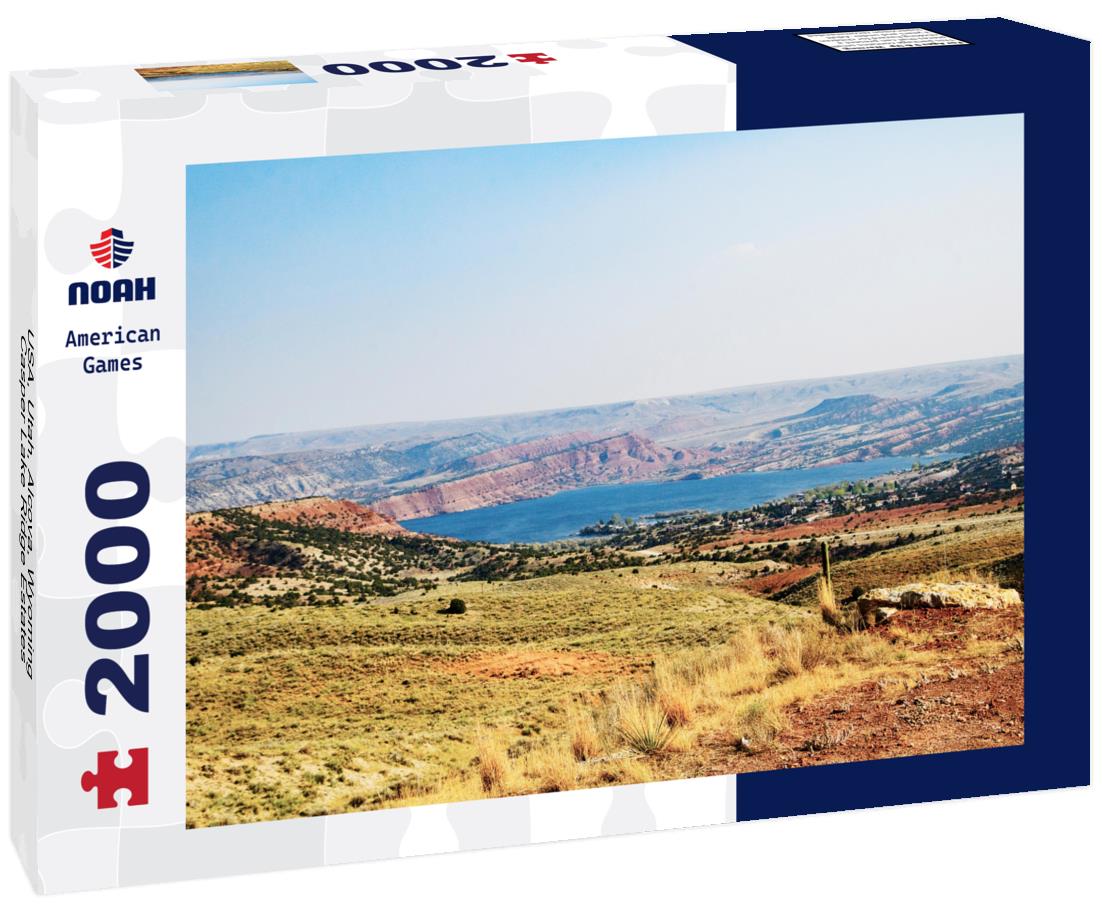 USA, Utah, Alcova, Wyoming, Casper Lake Ridge Estates 2000pc Puzzle