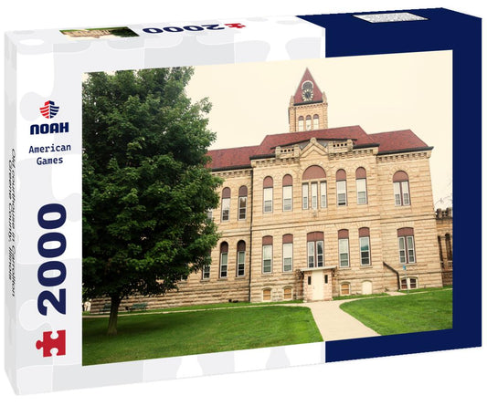 Noah Jigsaw Puzzle Old courthouse in Carrollton, Greene County, Illinois 2000 pieces