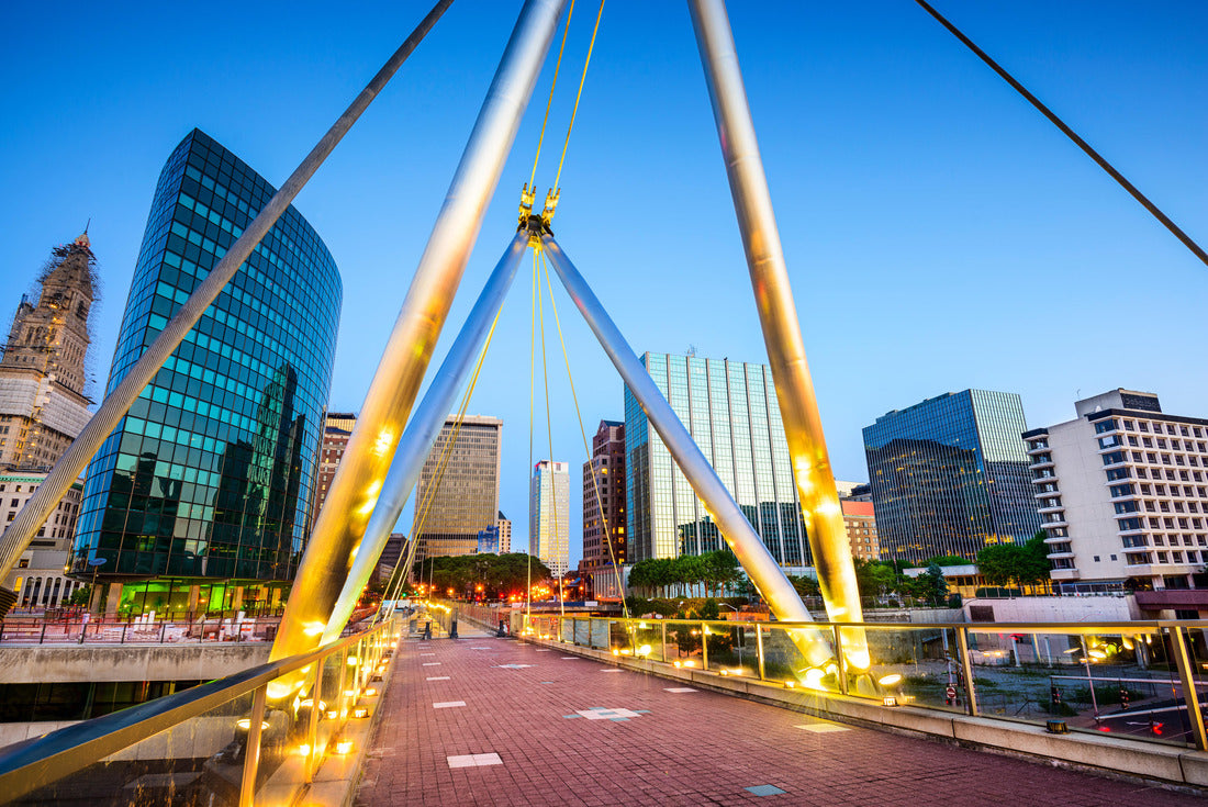 Noah Jigsaw Puzzle Hartford, Connecticut, USA Skyline at Founders Bridge 2000 pieces