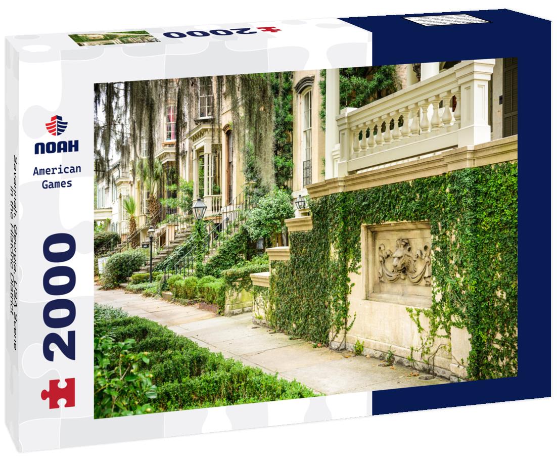 Noah Jigsaw Puzzle Savannah, Georgia, USA Scene in the Historic District 2000 pieces