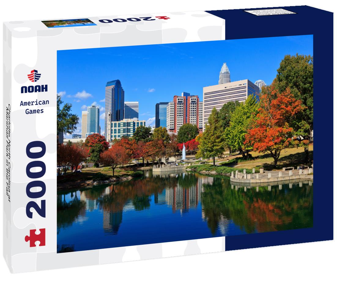 Charlotte North Carolina at Marshall Park in the Fall 2000pc Puzzle