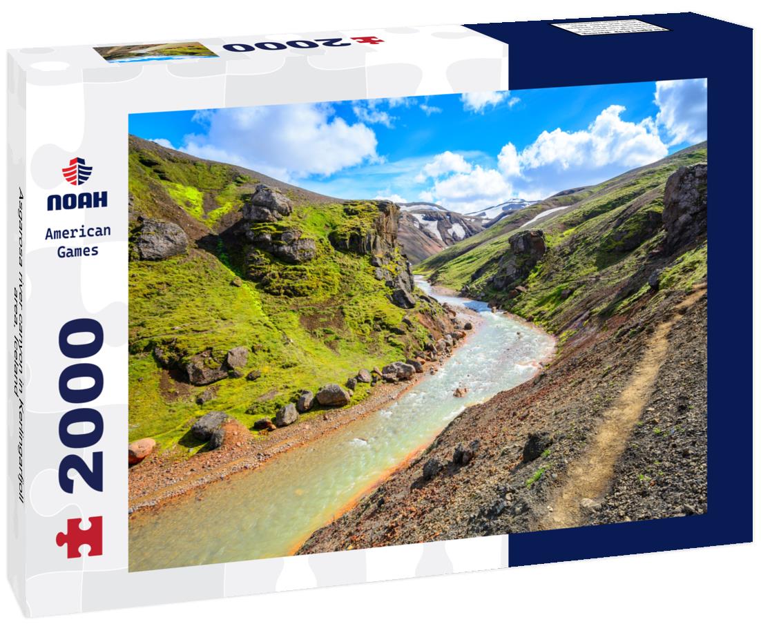 Noah Jigsaw Puzzle Asgarosa river canyon in Kerlingarfjoll area, Iceland 2000 pieces