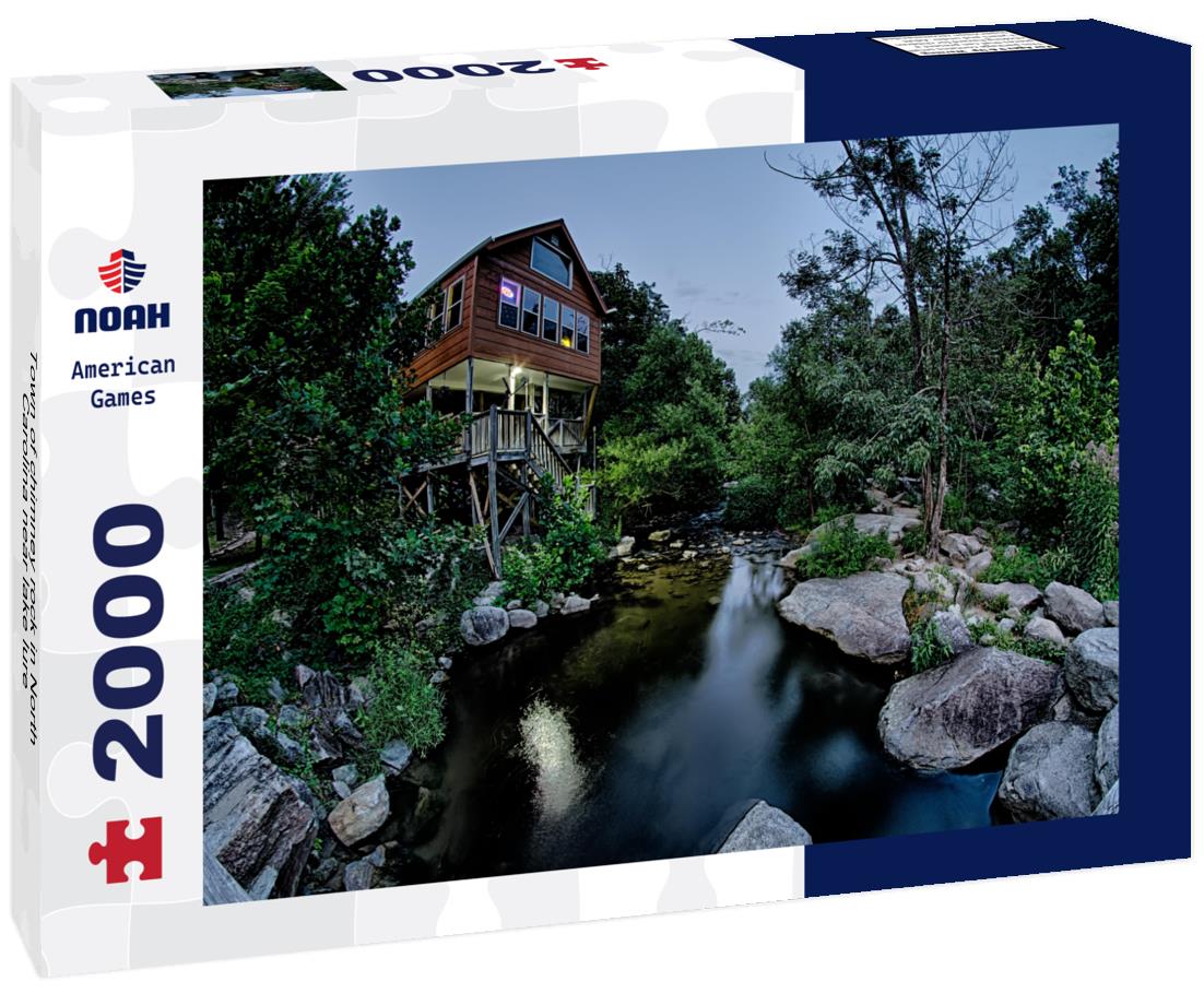 Town of chimney rock in North Carolina near lake lure 2000pc Puzzle