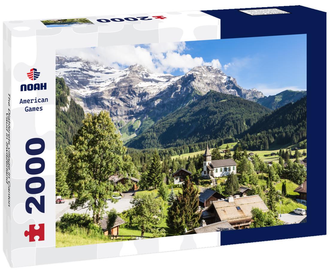 The Diablerets village in Canton Vaud in Switzerland 2000pc Puzzle