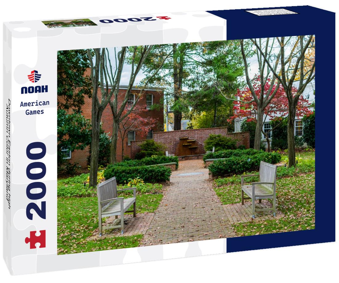 Noah Jigsaw Puzzle Downtown Easton during high Autumn Color in Maryland 2000 pieces