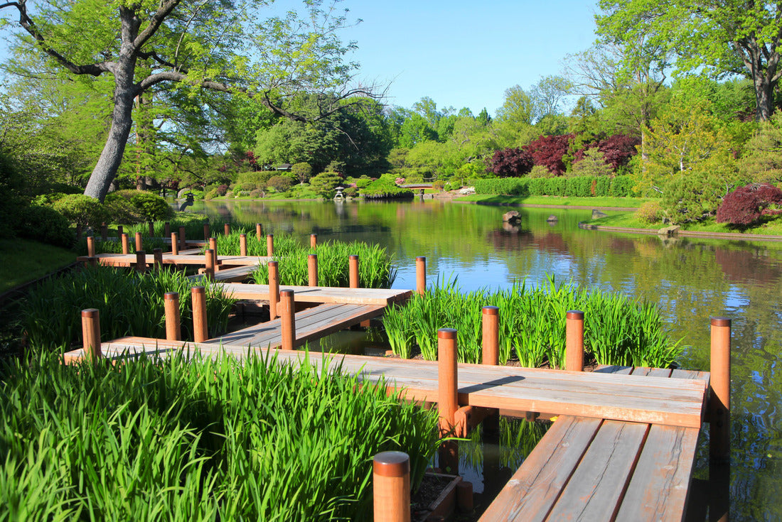 Board walk in Saint Louis Botanical gardens Missouri 2000pc Puzzle