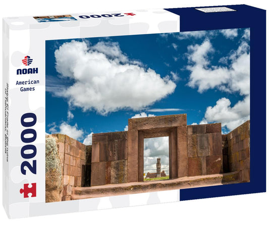 Noah Jigsaw Puzzle Statue El Fraile in the ruins of Tiahuanacu, Bolivia 2000 pieces