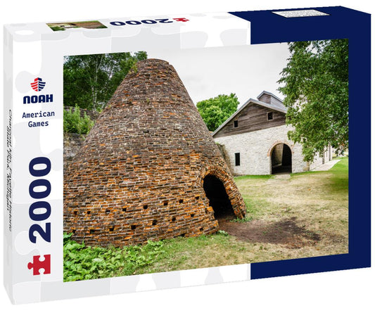 Noah Jigsaw Puzzle Charcoal kiln, Fayette Historic State Park, Michigan 2000 pieces
