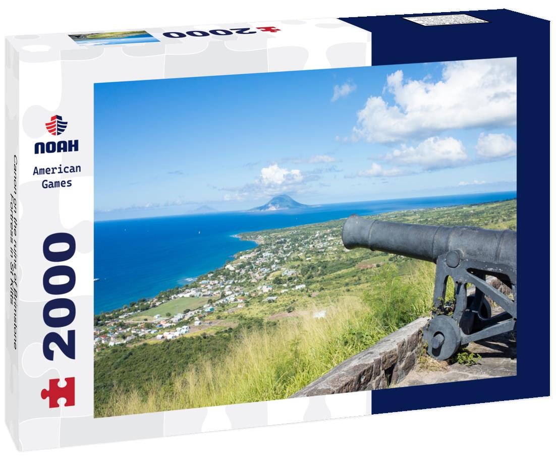 Canon on the ruins of Brimstone Fortress in St Kitts 2000pc Puzzle