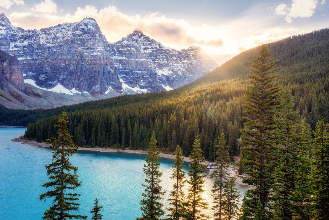 Noah Jigsaw Puzzle Autumn Sunset at Lake Moraine in Banff National Park 2000 pieces