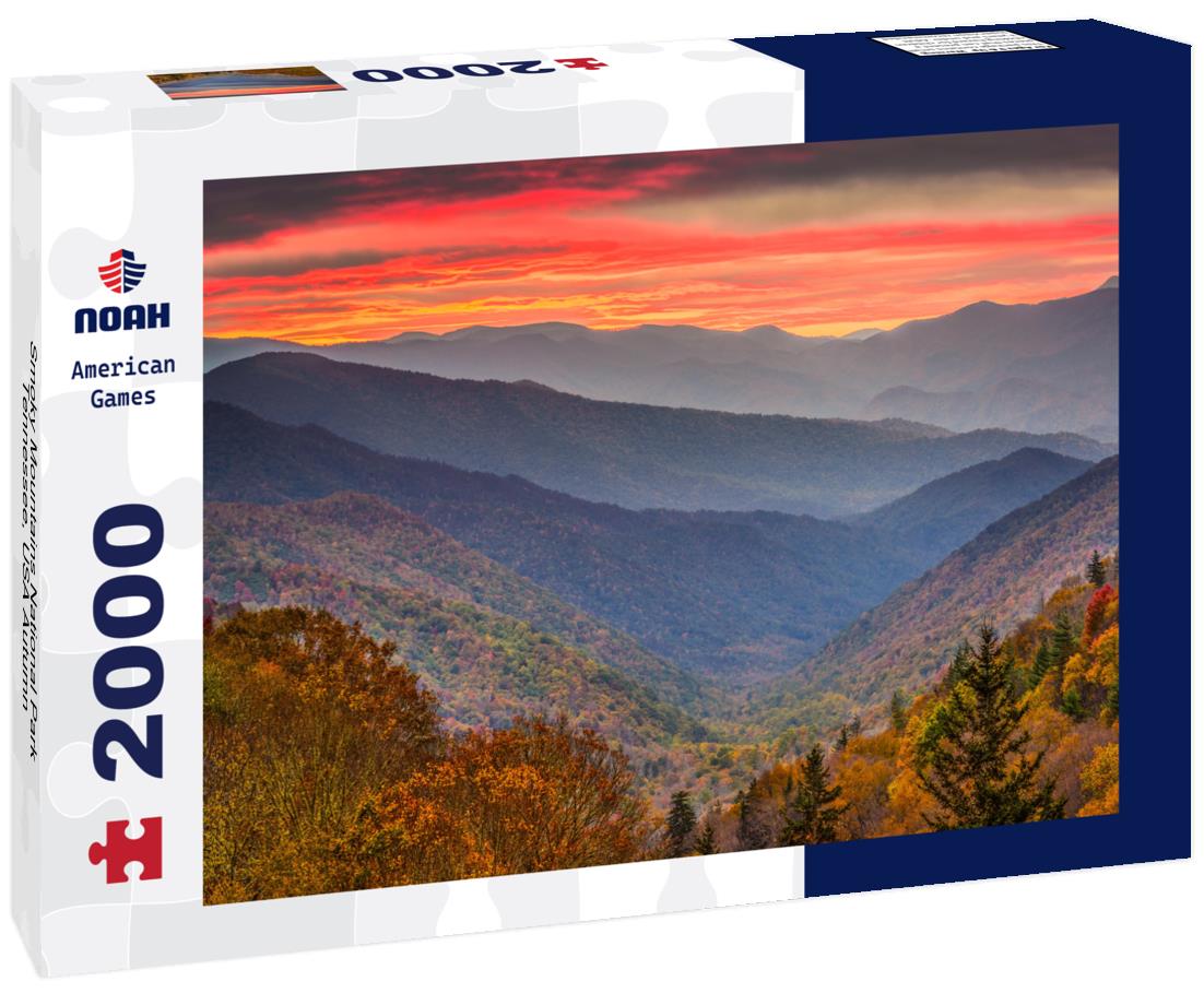 Smoky Mountains National Park, Tennessee, USA Autumn 2000pc Puzzle