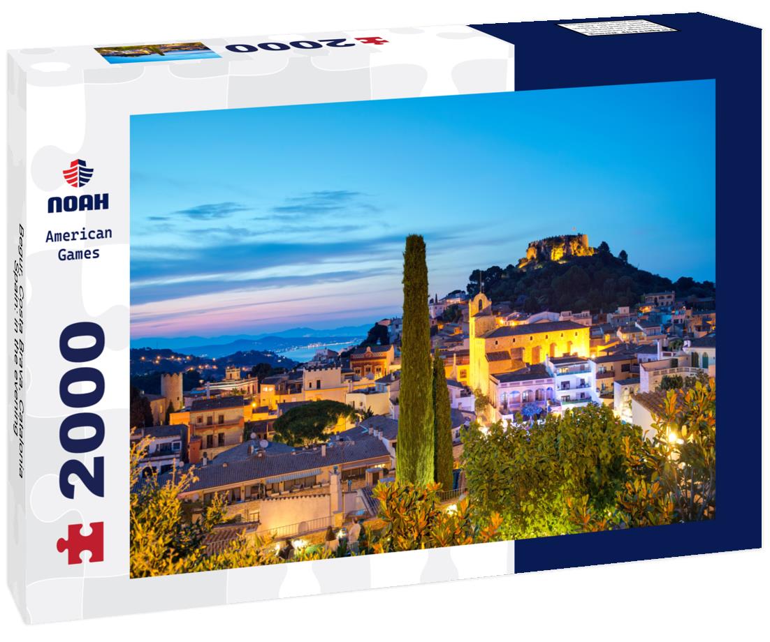 Begur, Costa Brava, Catalonia, Spain: in the evening 2000pc Puzzle