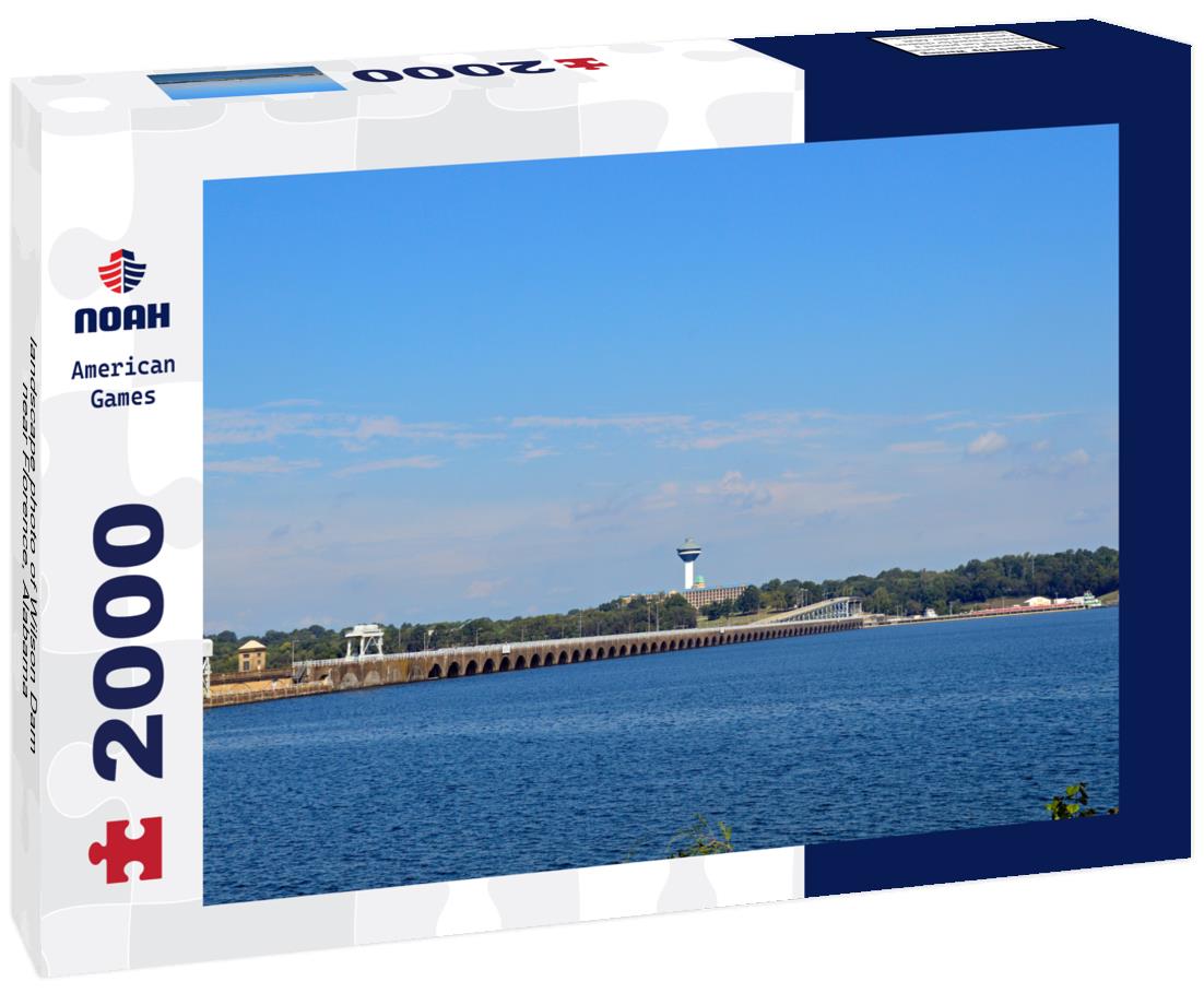 landscape photo of Wilson Dam near Florence, Alabama 2000pc Puzzle