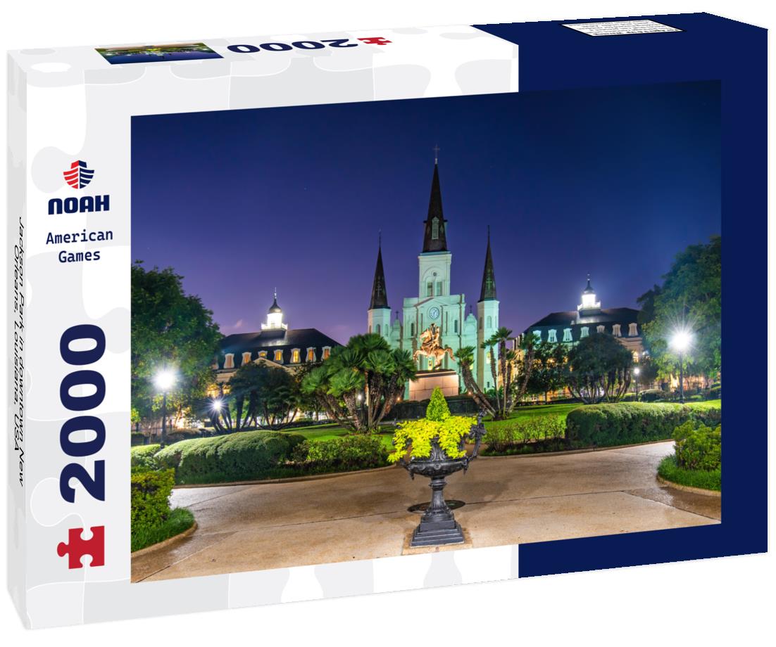 Noah Jigsaw Puzzle Jackson Park in downtown New Orleans, Louisiana, USA 2000 pieces