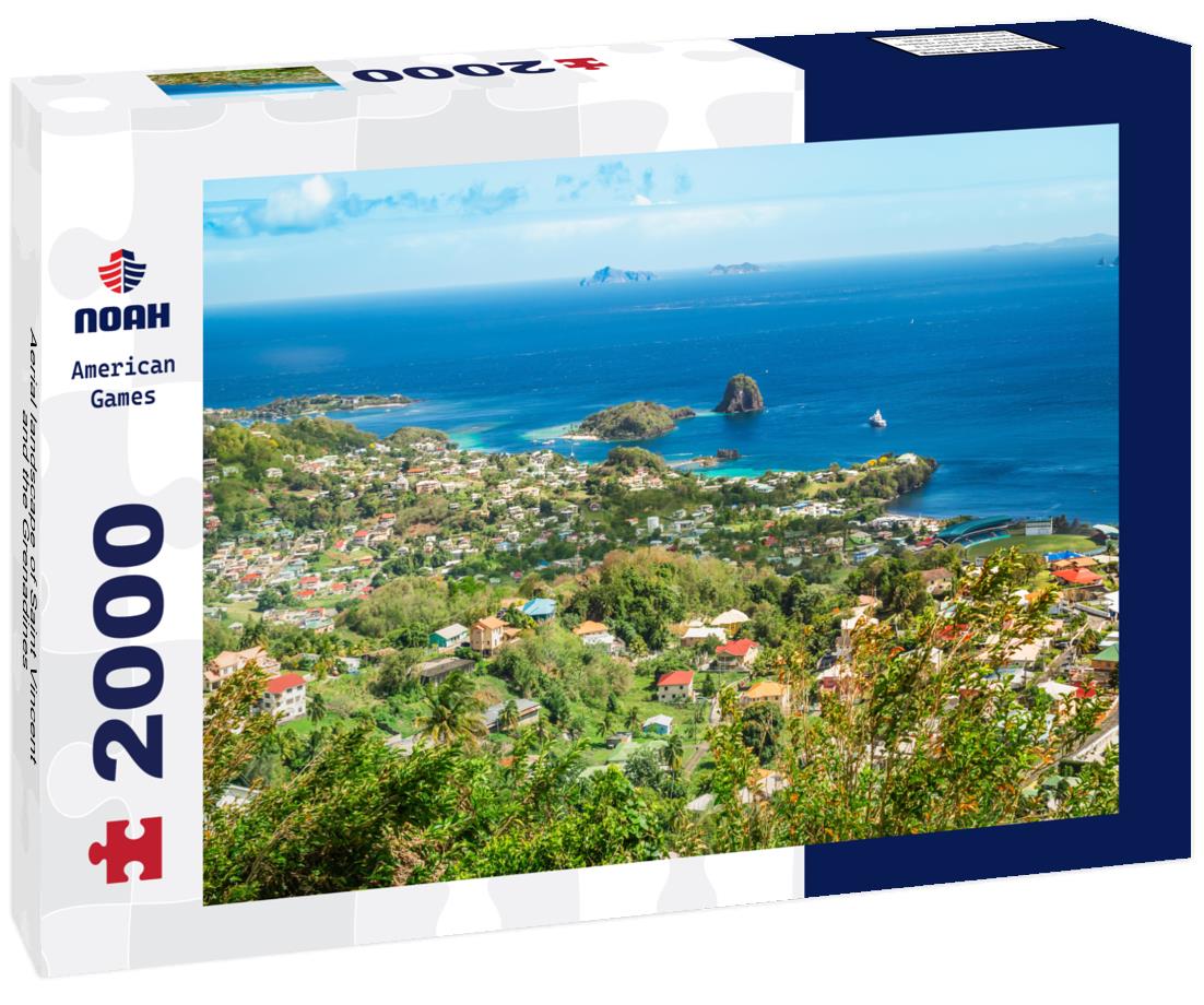 Aerial landscape of Saint Vincent and the Grenadines 2000pc Puzzle