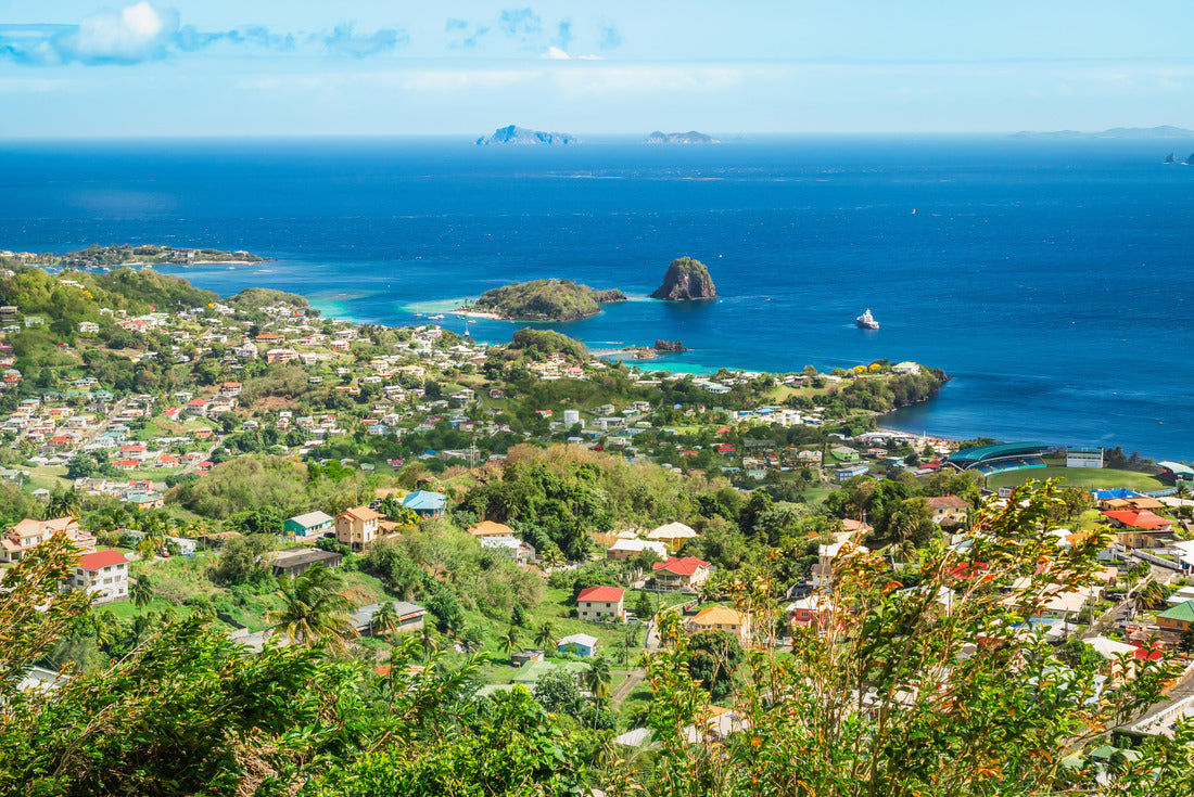Aerial landscape of Saint Vincent and the Grenadines 2000pc Puzzle