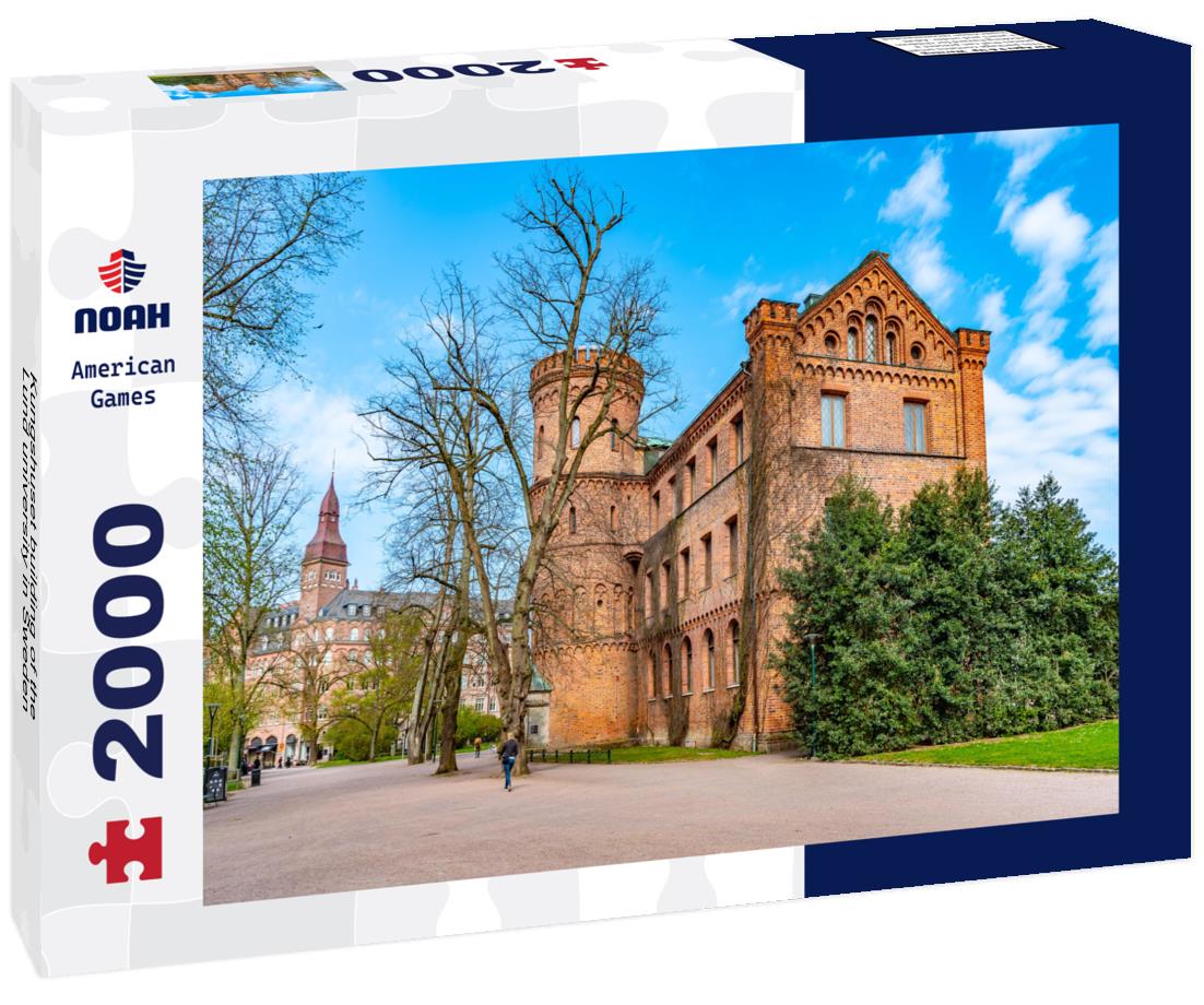 Kungshuset building of the Lund university in Sweden 2000pc Puzzle