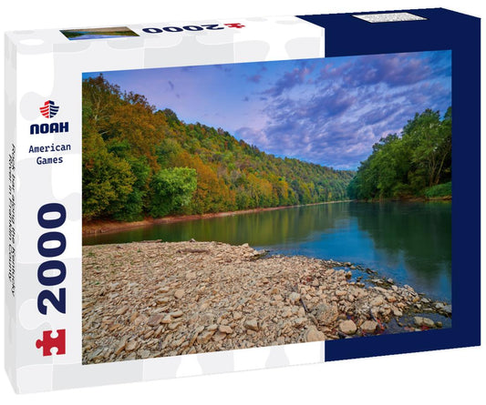 Noah Jigsaw Puzzle Rock bar along the Kentucky River in Franklin County 2000 pieces