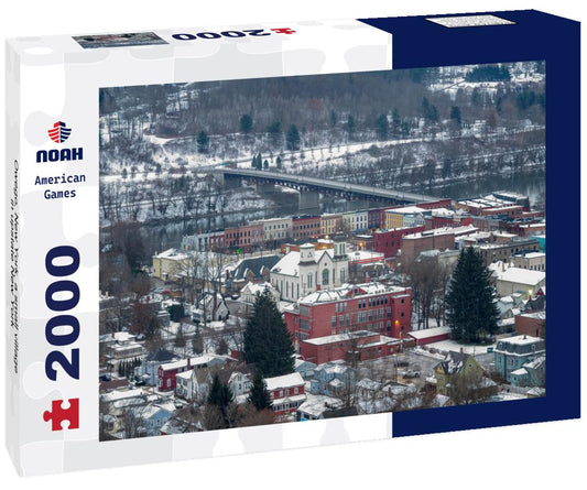 Noah Jigsaw Puzzle Owego, New York, a small village in upstate New York 2000 pieces