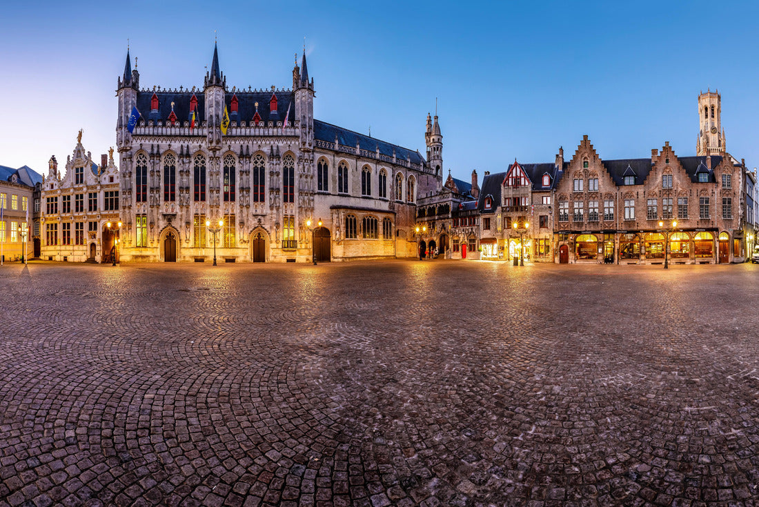 Sunset in the most tourist places of Bruges, Belgium 2000pc Puzzle
