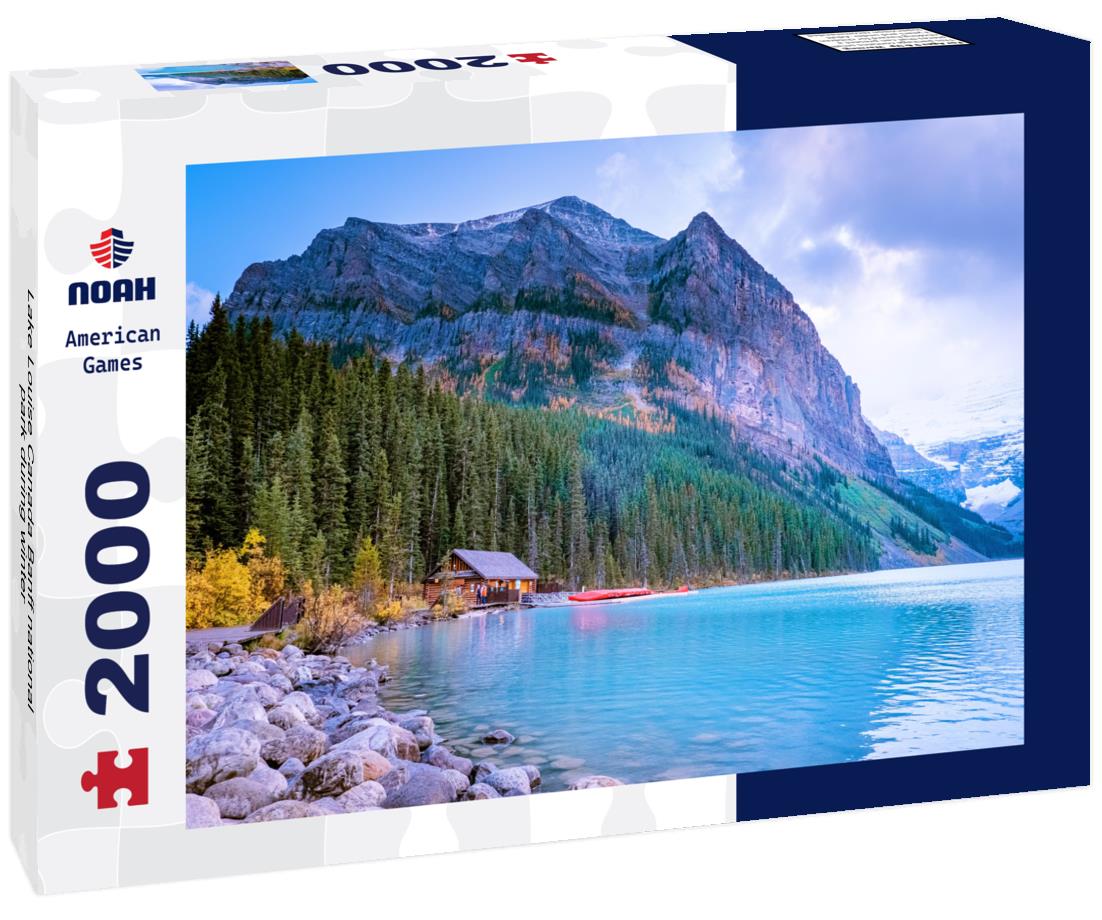 Lake Louise Canada Banff national park during winter 2000pc Puzzle
