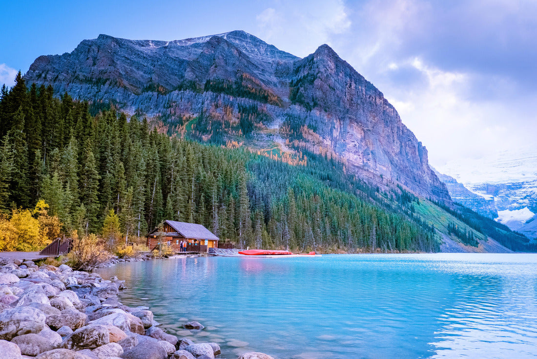 Lake Louise Canada Banff national park during winter 2000pc Puzzle
