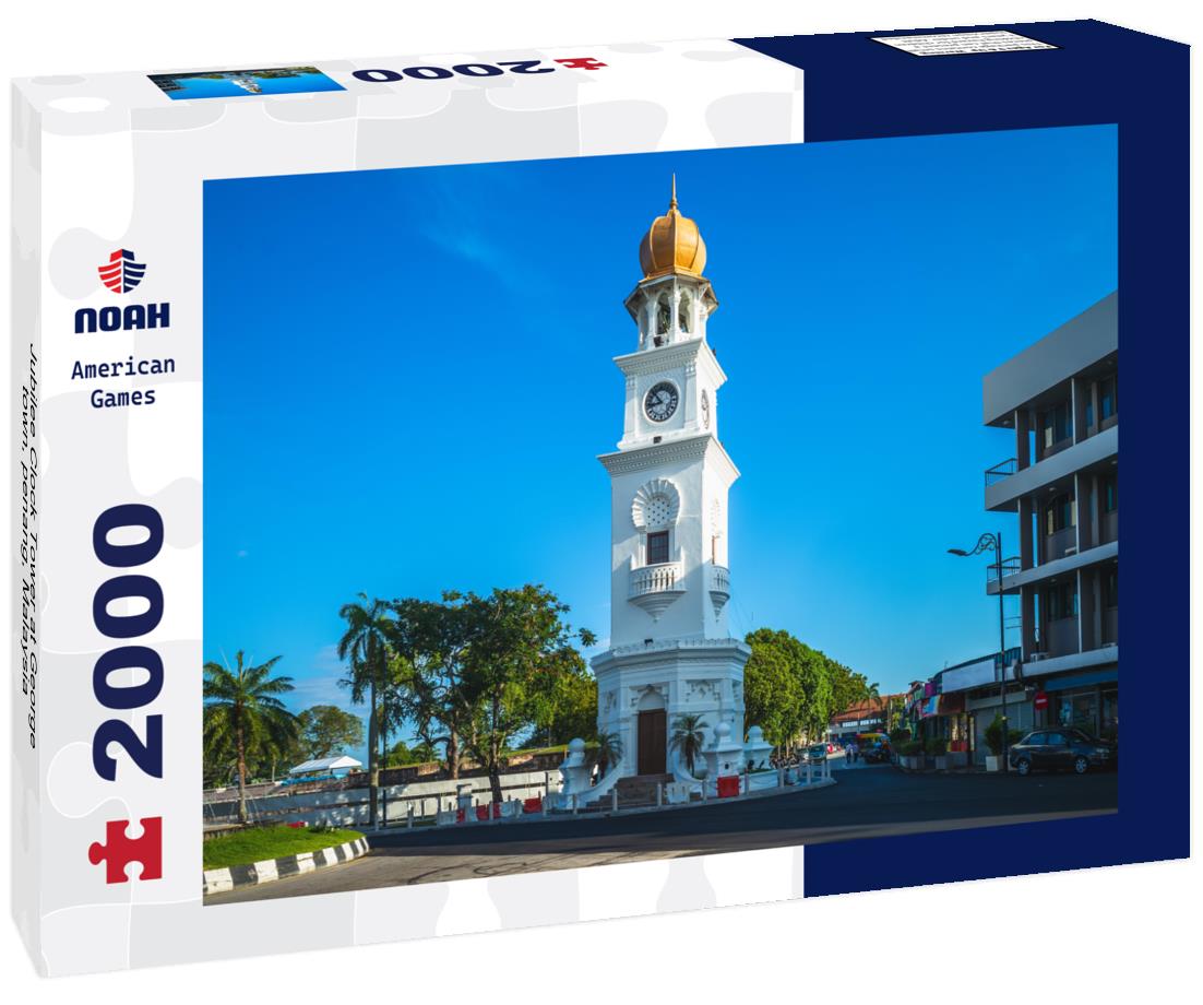 Noah Jigsaw Puzzle Jubilee Clock Tower at George town, penang, Malaysia 2000 pieces