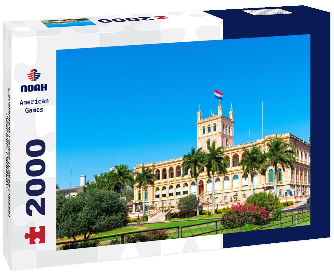 Noah Jigsaw Puzzle Government Palace (Lopez Palace), Asuncion, Paraguay 2000 pieces