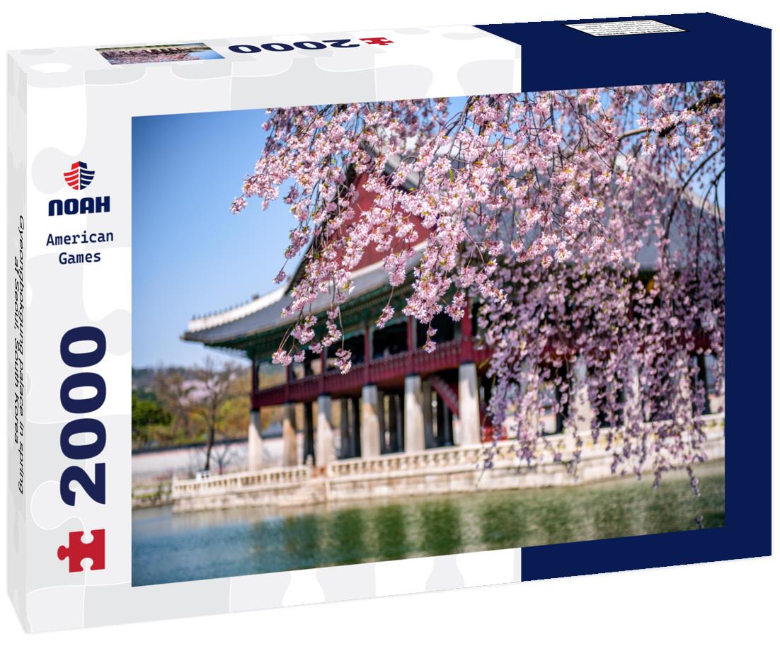 Gyeongbokgung palace in spring at Seoul, South Korea 2000pc Puzzle