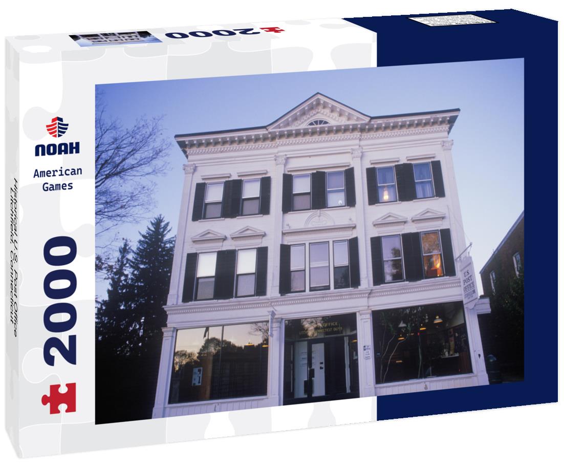 Noah Jigsaw Puzzle Historical U.S. Post Office, Litchfield, Connecticut 2000 pieces