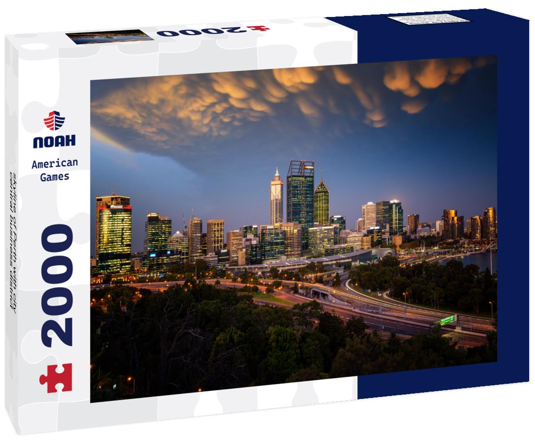 skyline of Perth with city central business district 2000pc Puzzle