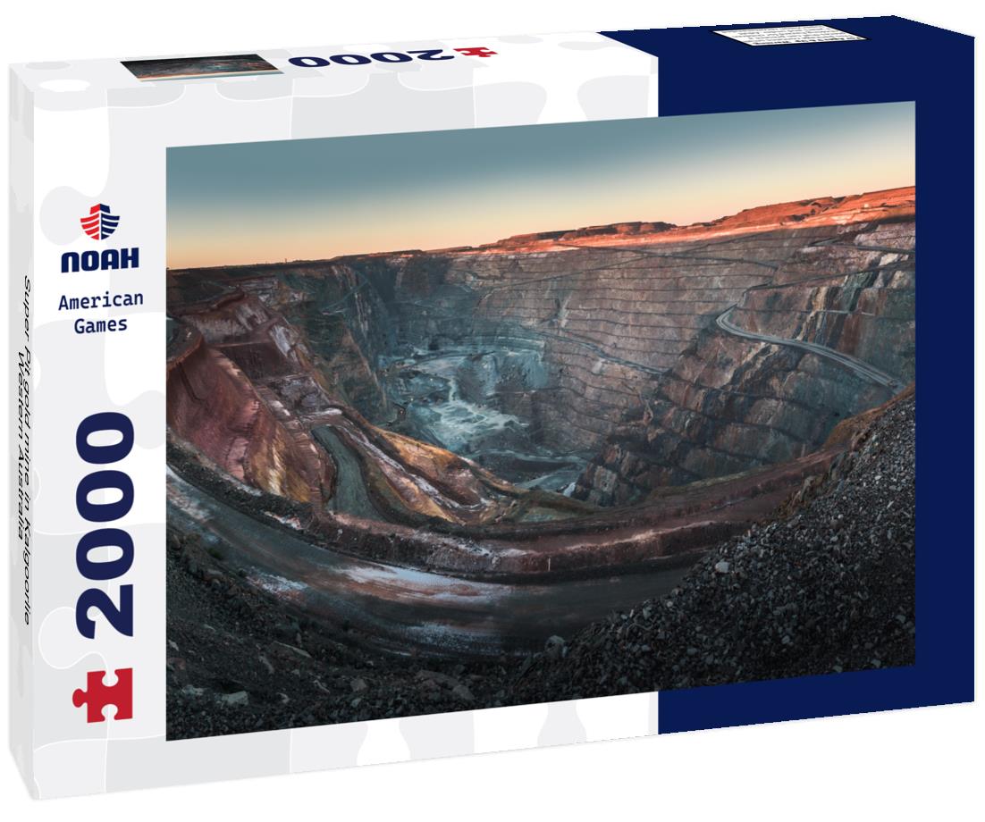 Super Pit gold mine in Kalgoorlie, Western Australia 2000pc Puzzle