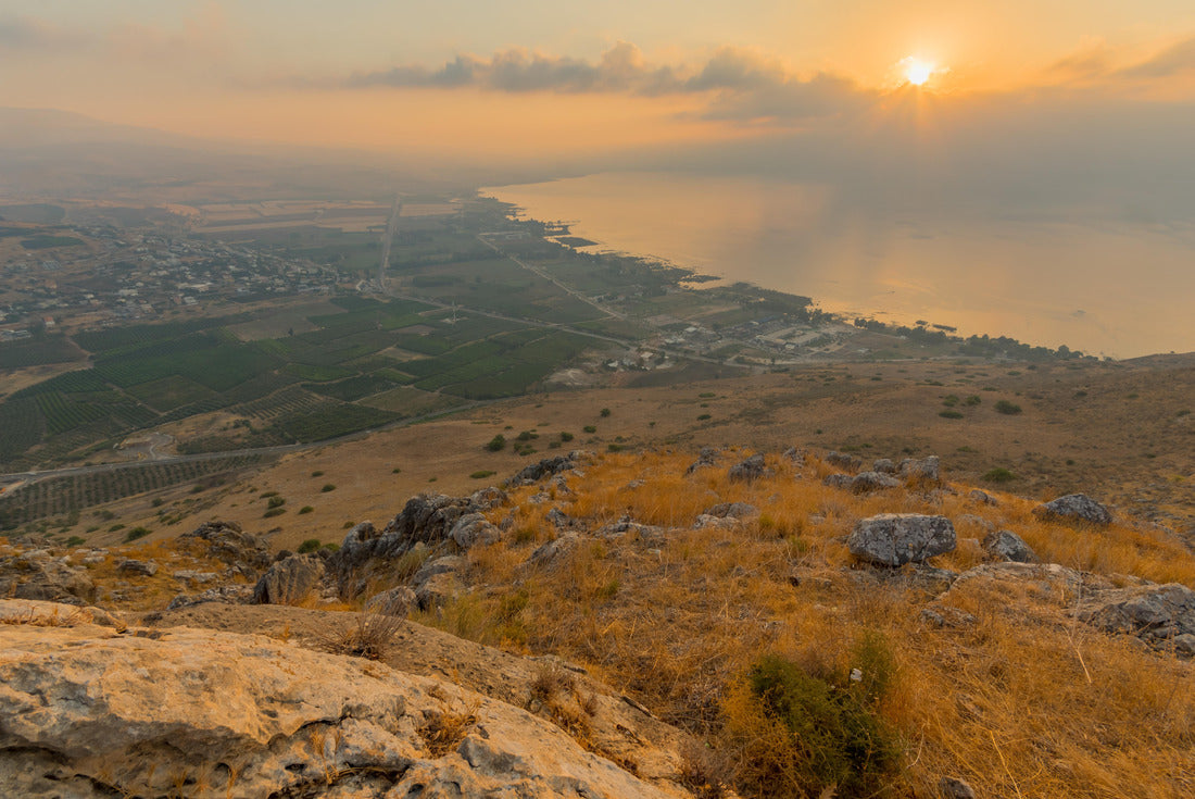Sunrise view of the Sea of Galilee, from mount Arbel 2000pc Puzzle