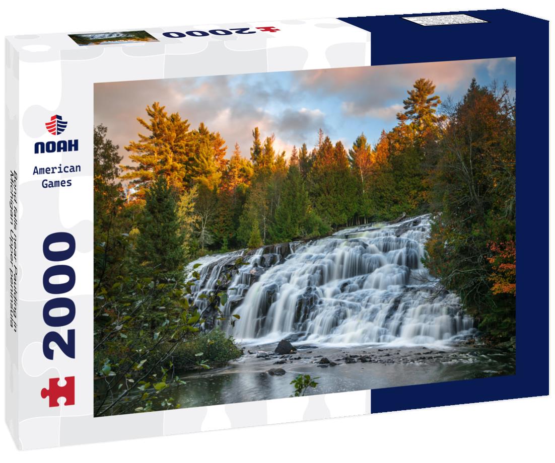 Bond falls near Paulding in Michigan Upper peninsula 2000pc Puzzle
