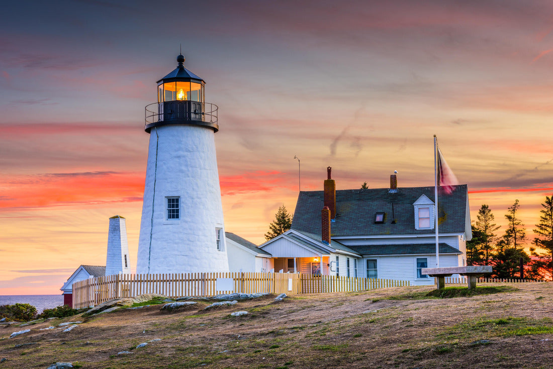 Pemaquid Point Lighthouse, New Harbor Bristol, Maine 2000pc Puzzle