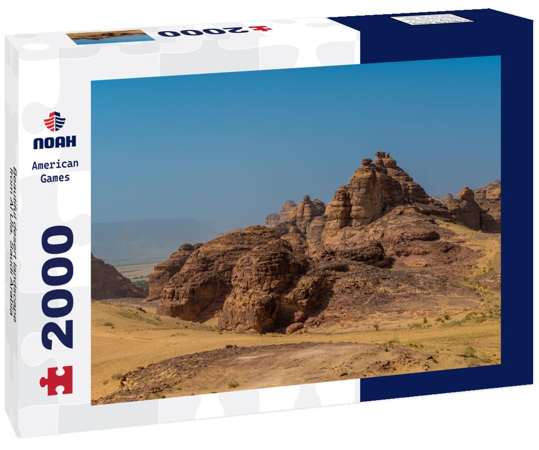 Noah Jigsaw Puzzle Beautiful desert landscape from Al Ula, Saudi Arabia 2000 pieces