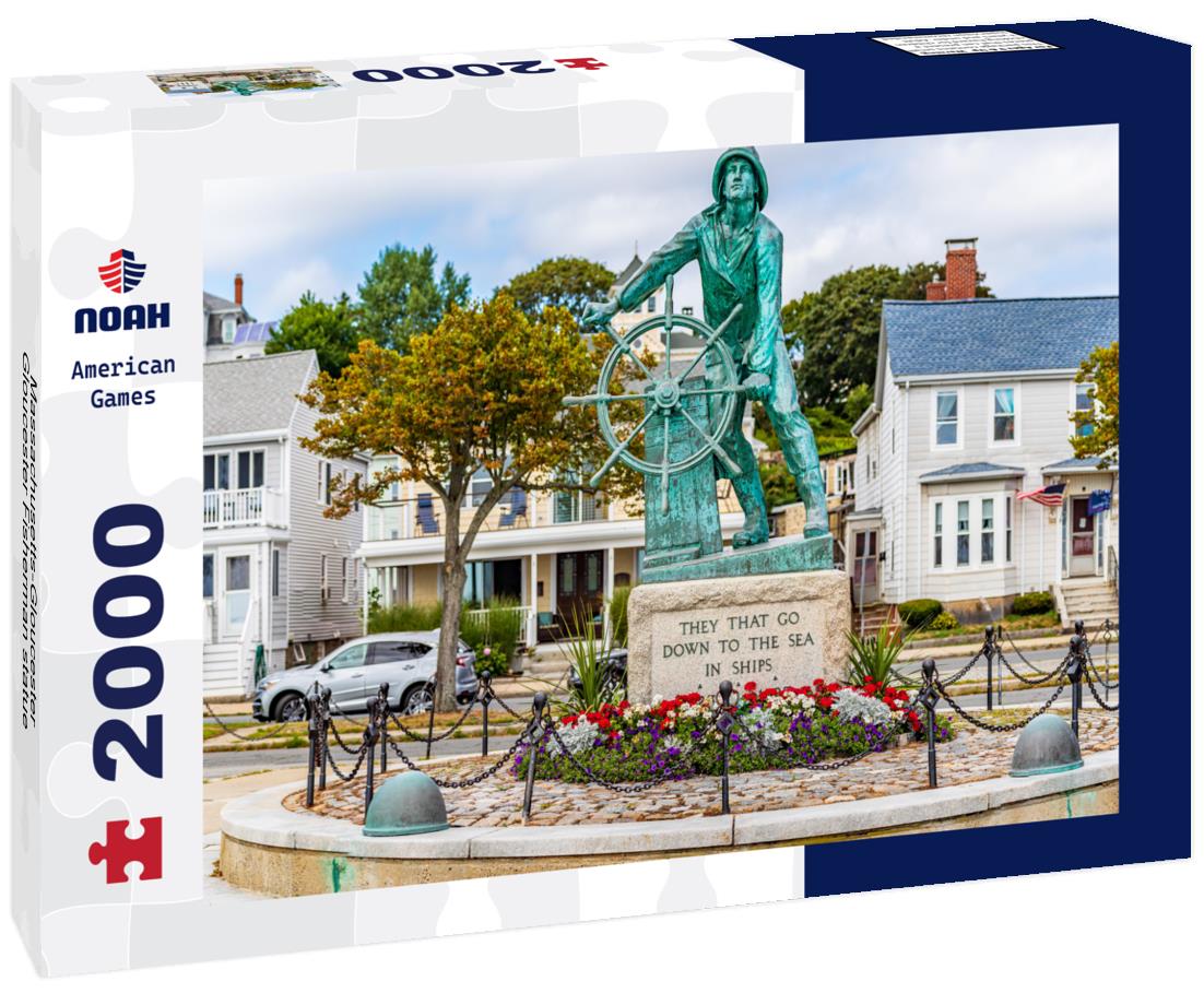 Massachusetts-Gloucester-Gloucester Fisherman statue 2000pc Puzzle