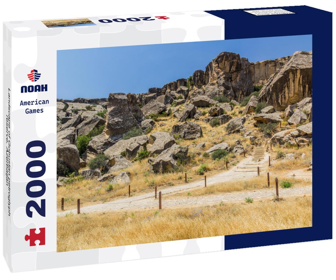 Landscape of Gobustan petroglyph reserve, Azerbaijan 2000pc Puzzle