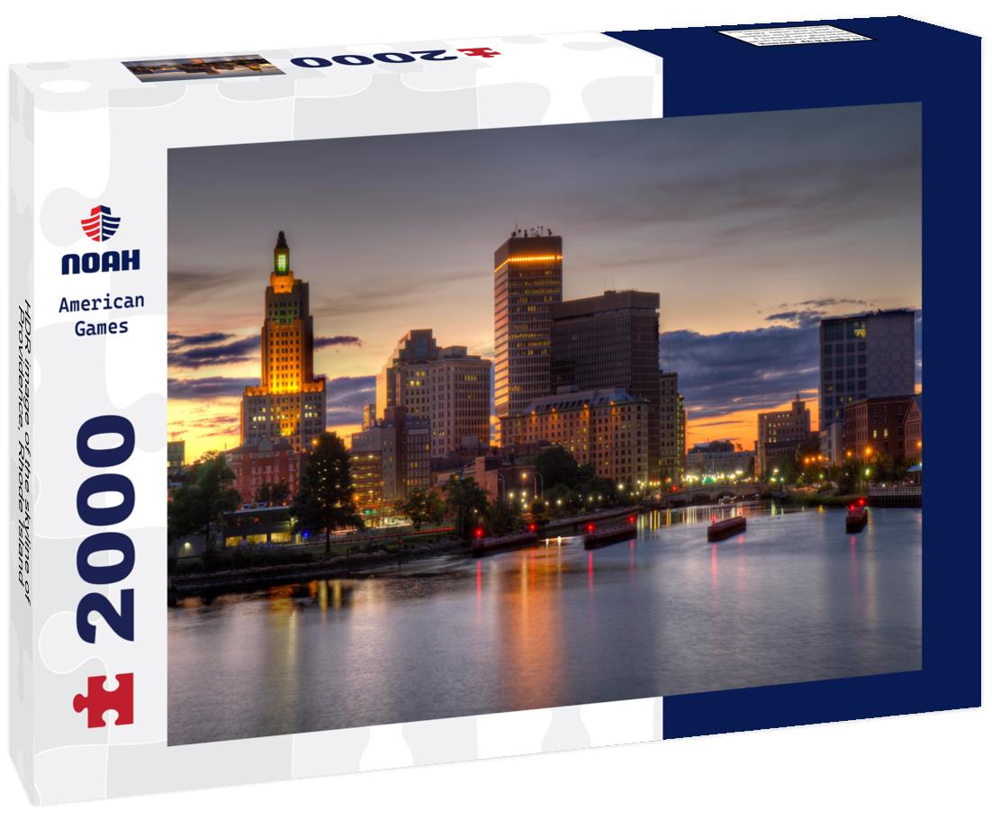 HDR image of the skyline of Providence, Rhode Island 2000pc Puzzle