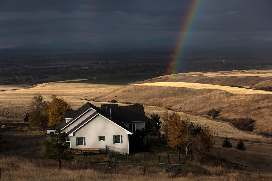 Rainbow over Gallatin Valley, Montana, after a storm 2000pc Puzzle